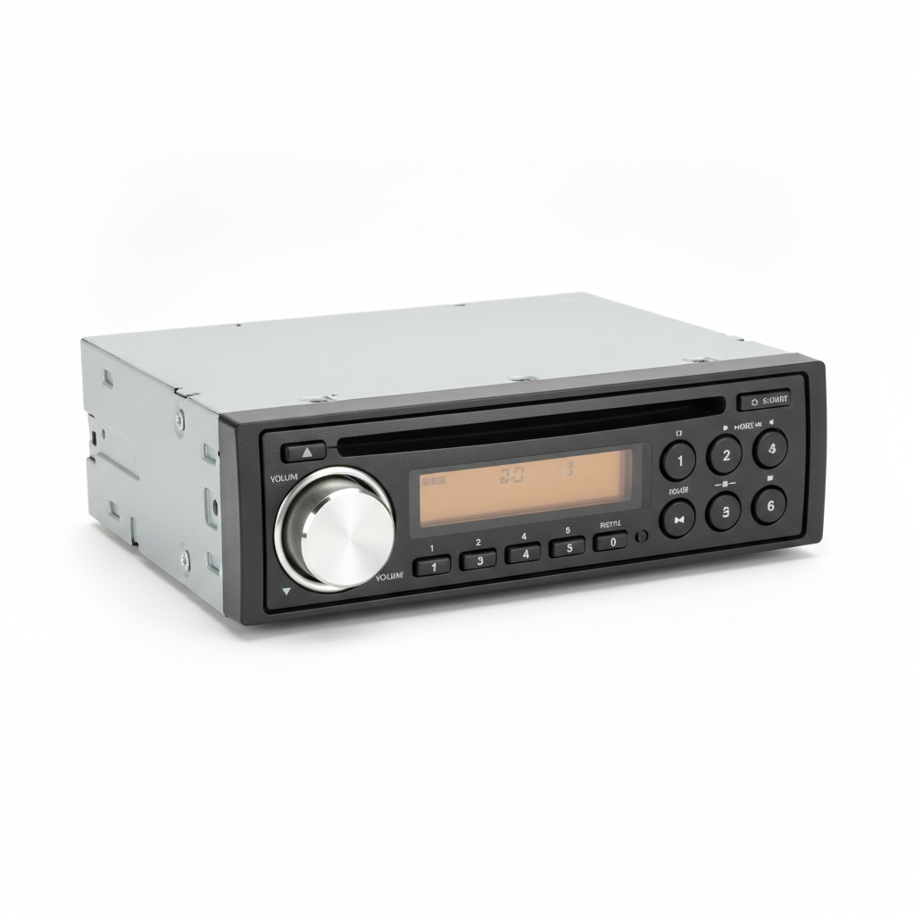 Single-DIN Bluetooth CD receiver