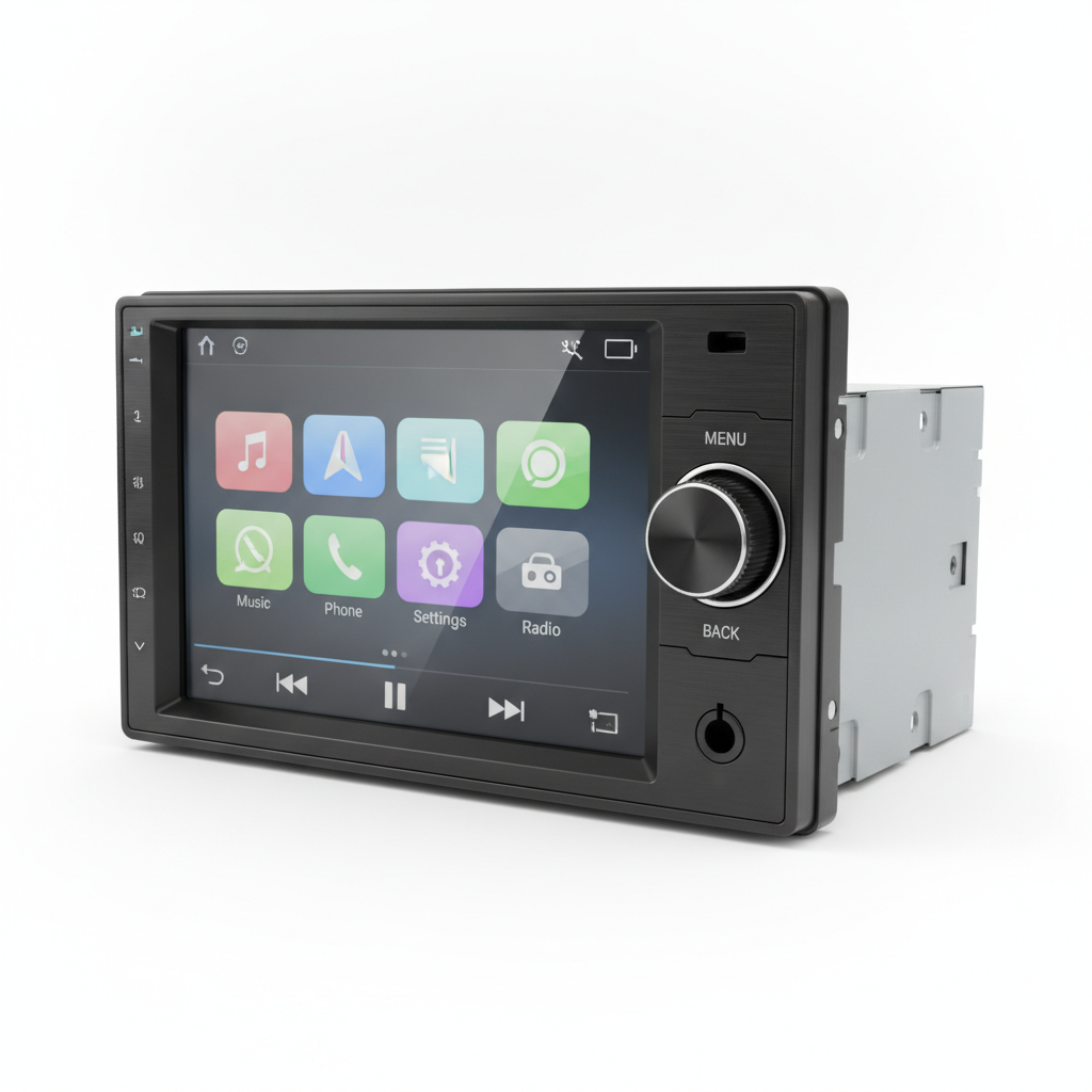 Double-DIN 6.2 inch touchscreen receiver